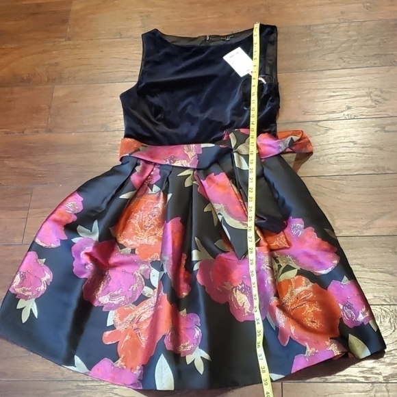 NWT Alex Marie floral tie waist  dress boho - Picture 6 of 10